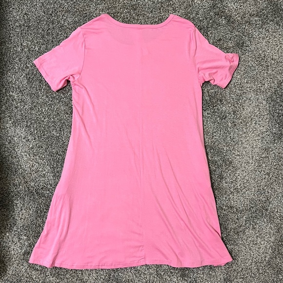 WNEEDU Women's Casual T-shirt Dress; New with Tags; Size L - Picture 3 of 13